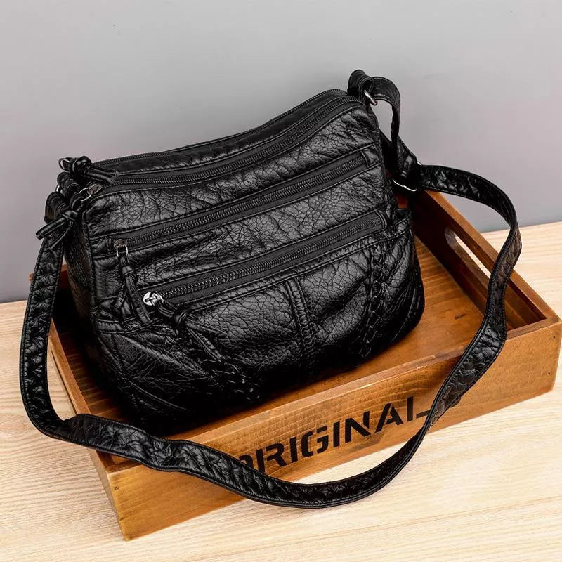 Soft leather bag - Indy-Elly Rose