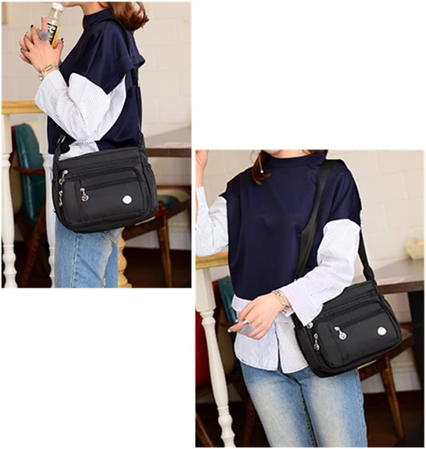 Alida - Multi-pocket shoulder bag with anti-theft device-Elly Rose
