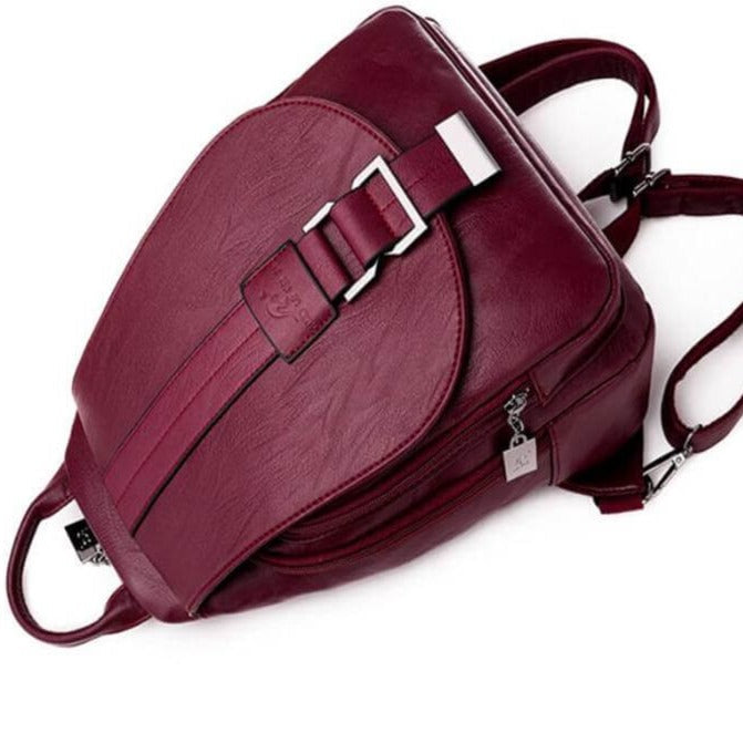 Sydney - Women's leather backpack