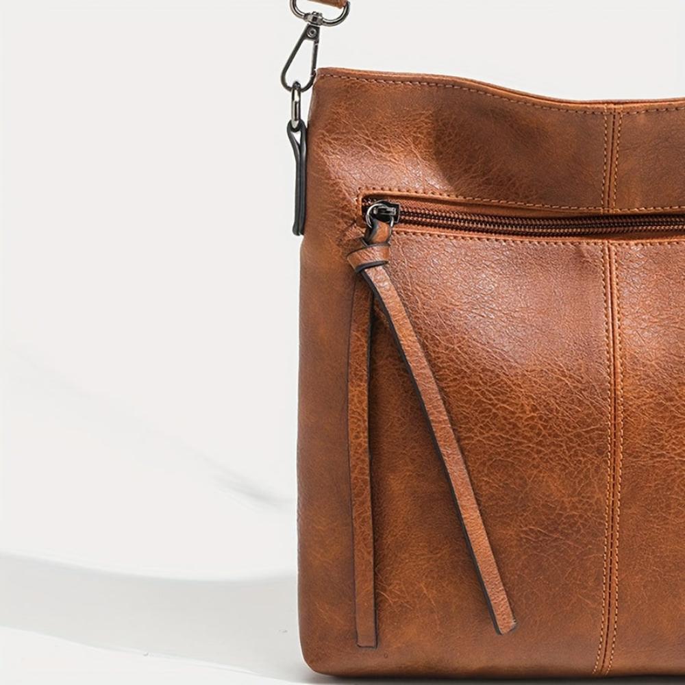 Lena Retro Square Crossbody Bag-Elly Rose