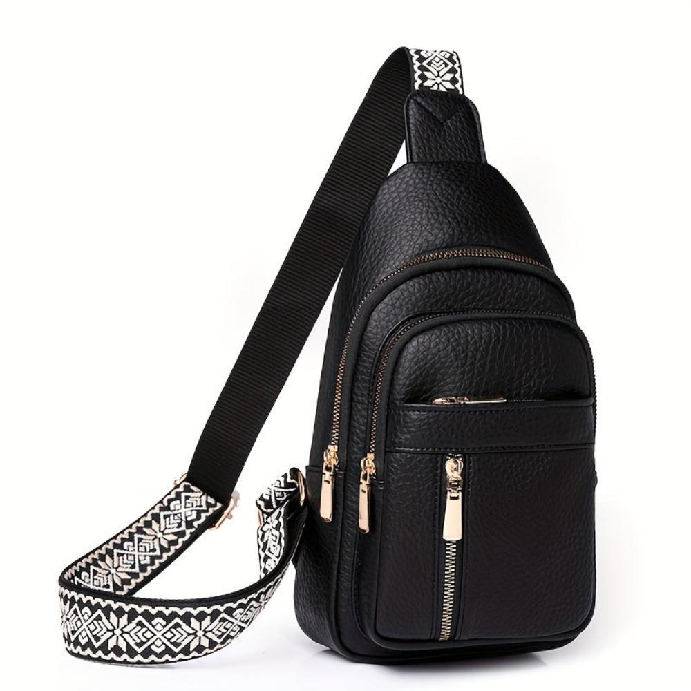 Hazel Vintage Chest Crossbody Bag-Elly Rose