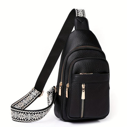 Hazel Vintage Chest Crossbody Bag-Elly Rose