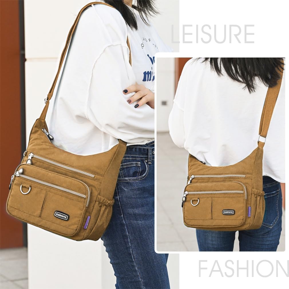 PocketEase - Waterproof shoulder bag with multiple pockets-Elly Rose