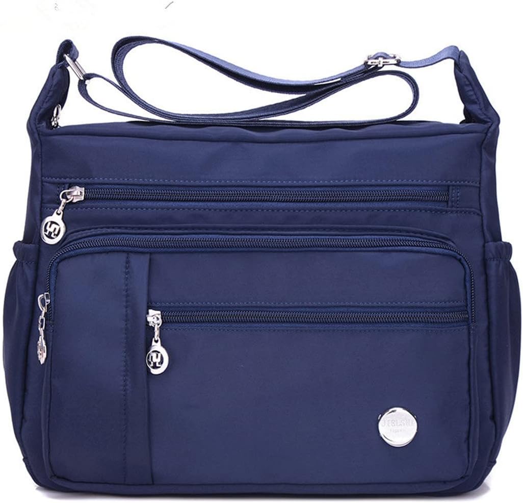 Alida - Multi-pocket shoulder bag with anti-theft device-Elly Rose