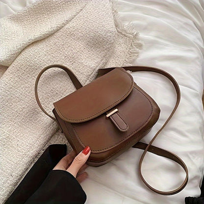 Amelia Retro Saddle Crossbody Bag-Elly Rose