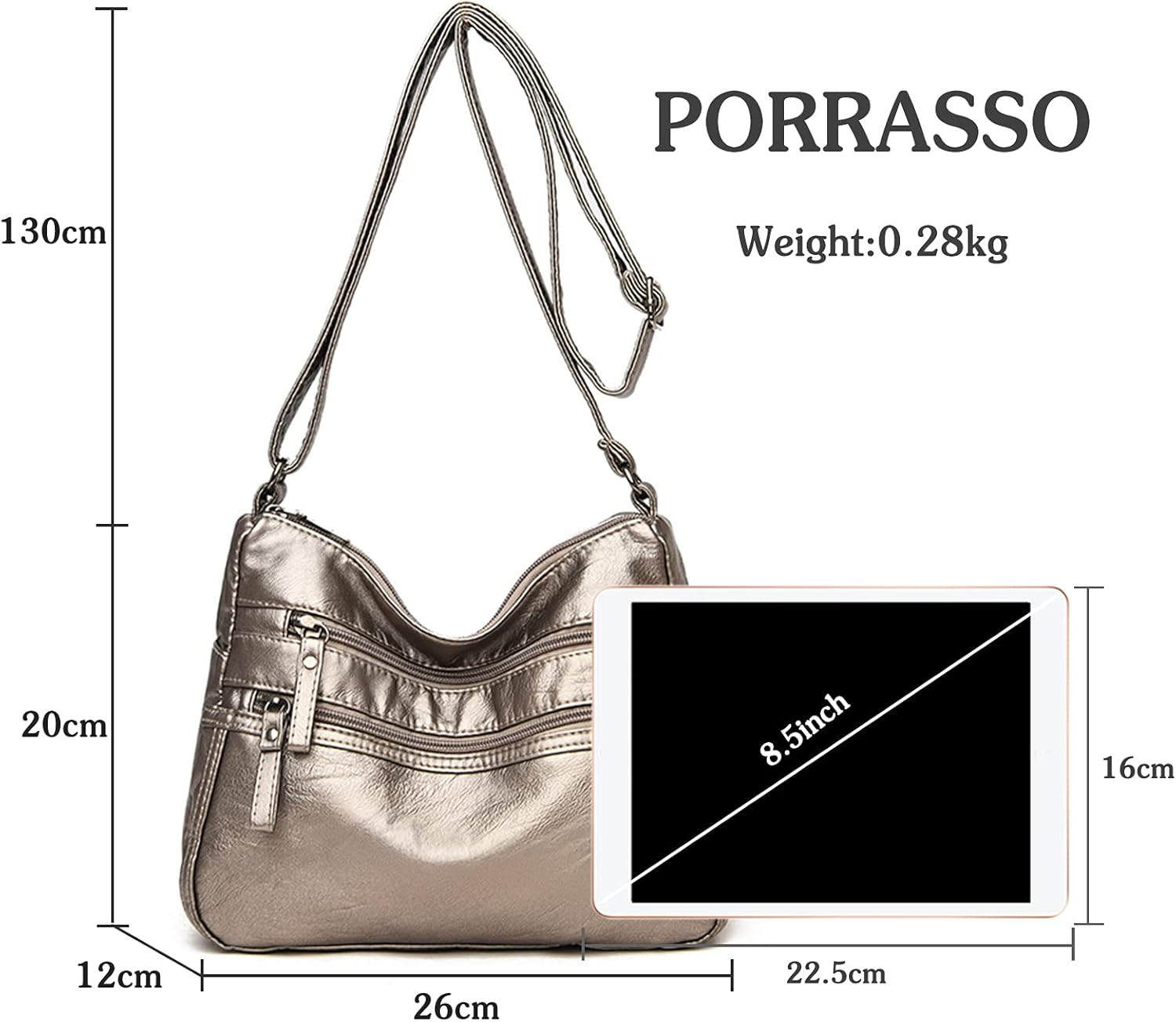 TidyLock - Theft-proof shoulder organizer bag-Elly Rose