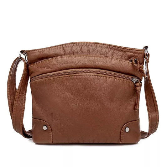 JansenStyle Anna - Leather shoulder bag-Elly Rose