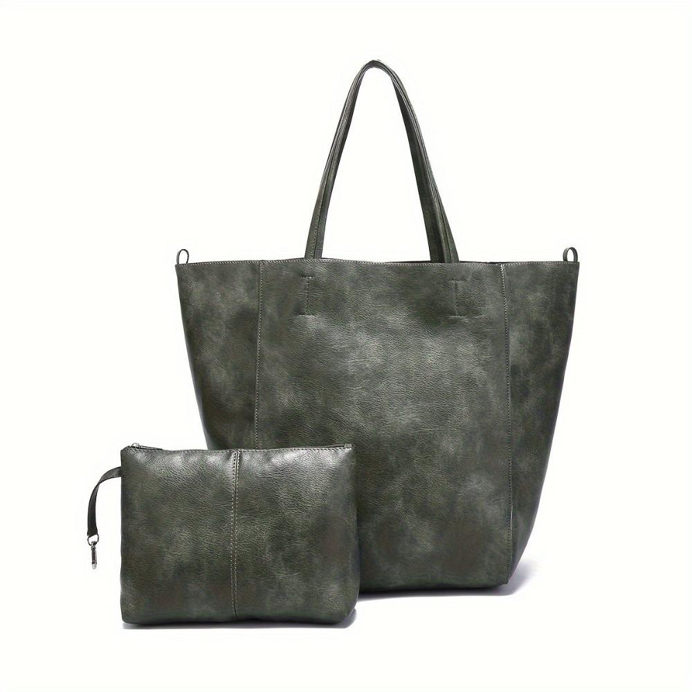 Renee’s Retro Softness | Large Capacity Tote Bag-Elly Rose