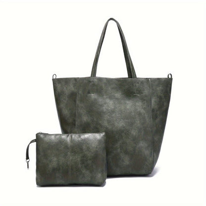 Renee’s Retro Softness | Large Capacity Tote Bag-Elly Rose