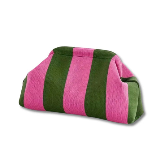 GlamLine - Striped cosmetic pouch-Elly Rose