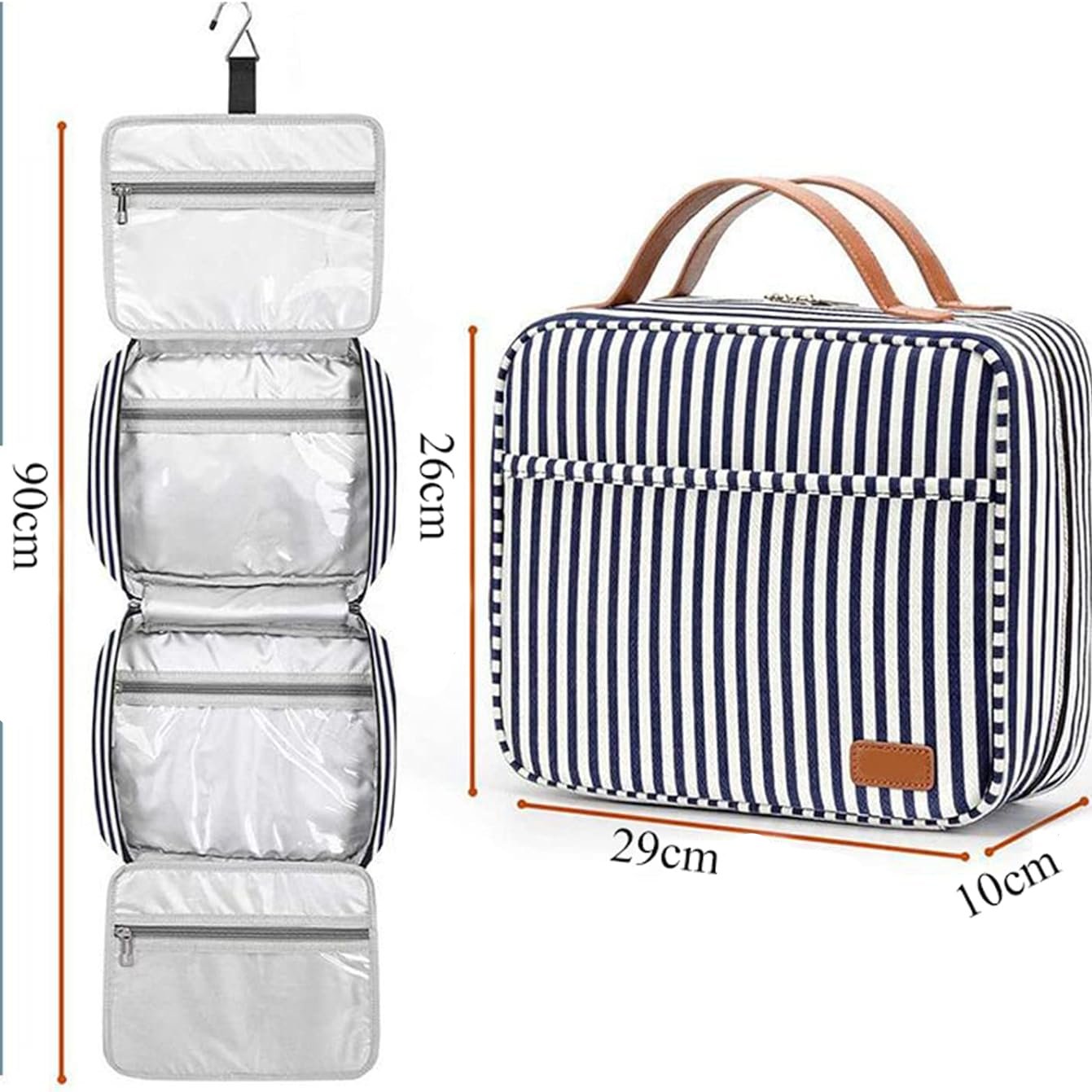 TrekTidy - Hanging travel toilet bag-Elly Rose
