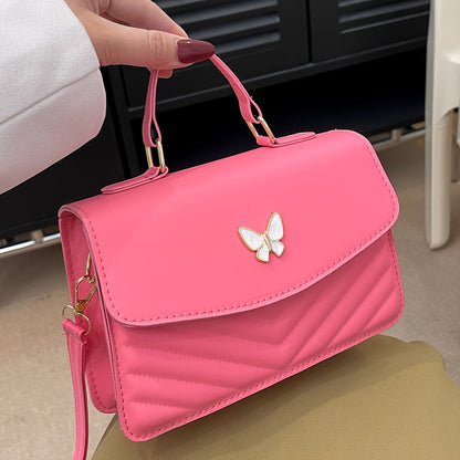 Sophie | Trendy shoulder bag in solid color-Elly Rose
