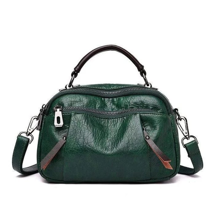 Tanja | Handmade soft leather bag with several compartments-Elly Rose