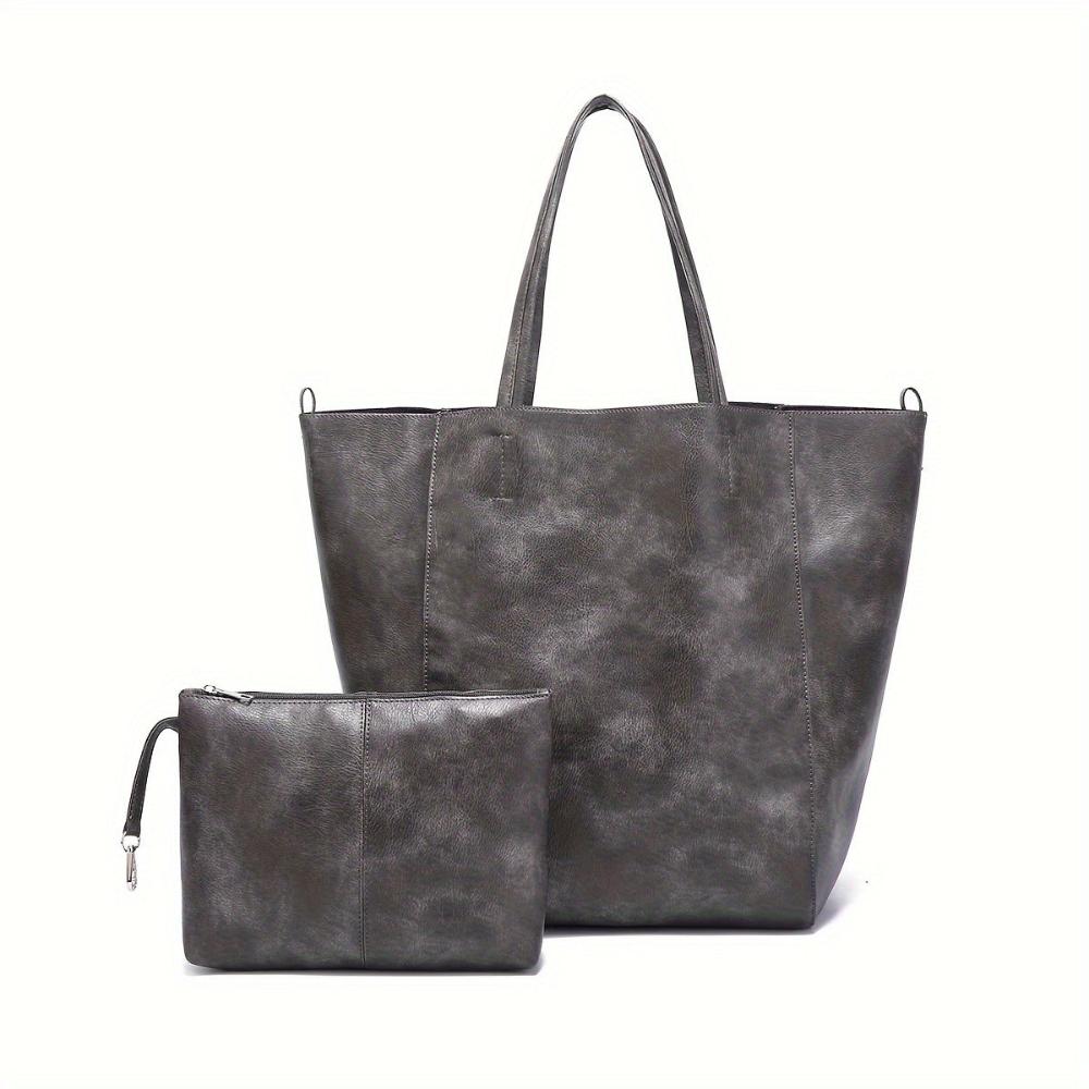 Renee’s Retro Softness | Large Capacity Tote Bag-Elly Rose