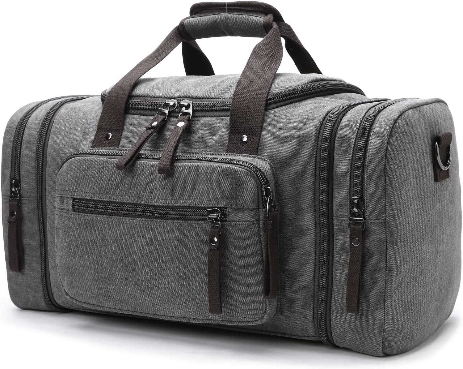 FlexVoyager - Expandable canvas weekend bag-Elly Rose