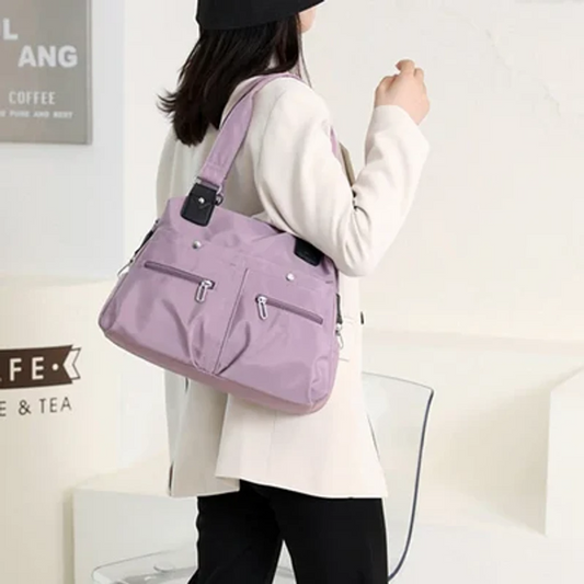 Natty - Chic multi-pocket shoulder bag for women-Elly Rose