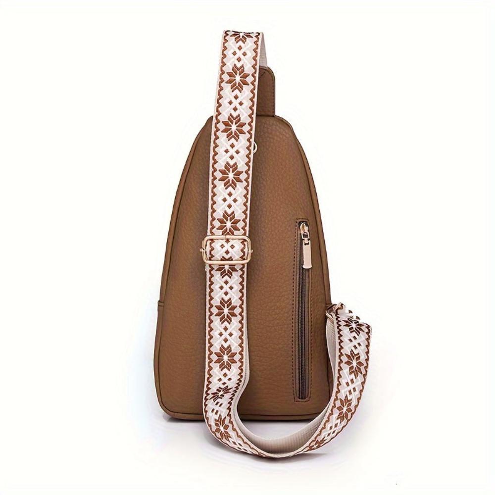 Hazel Vintage Chest Crossbody Bag-Elly Rose
