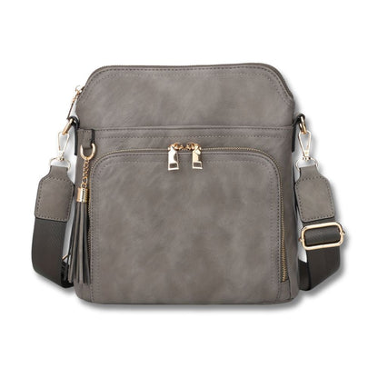 CharmGuard - Anti-theft shoulder bag with tassels-Elly Rose