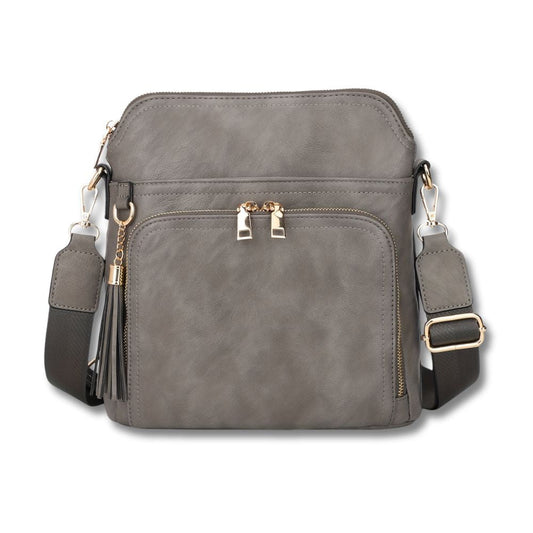 CharmGuard - Anti-theft shoulder bag with tassels-Elly Rose