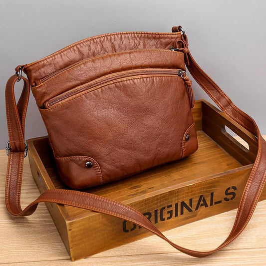 Leather shoulder bag - Idelle-Elly Rose