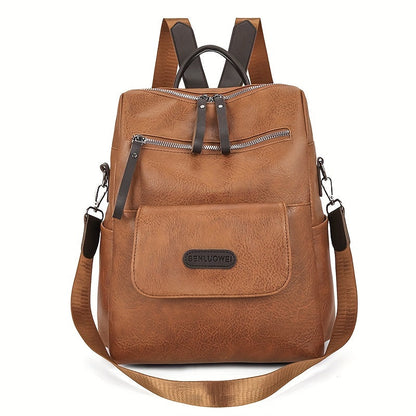 Hermien - Theft-resistant leather travel bag-Elly Rose