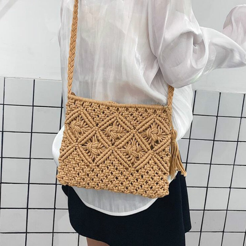 Vardi Dante™ Gwen Woven Shoulder Bag | Summer & Stylish Women's Bag-Elly Rose