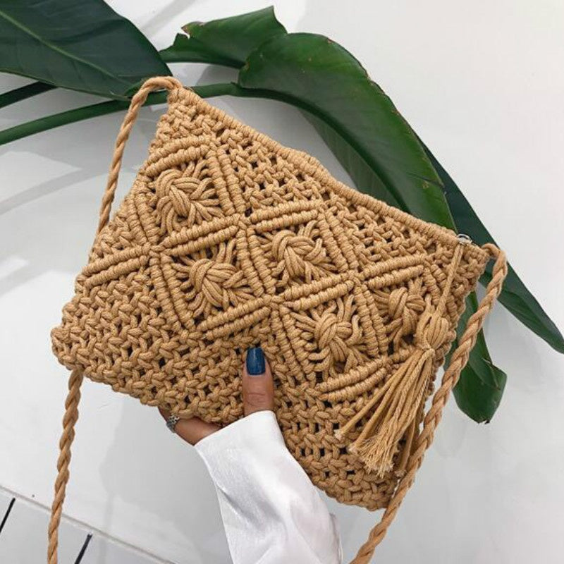 Vardi Dante™ Gwen Woven Shoulder Bag | Summer & Stylish Women's Bag-Elly Rose