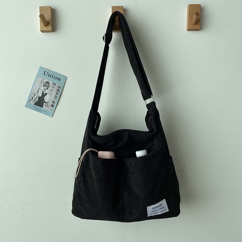 Corduroy shoulder bag - Tarina-Elly Rose