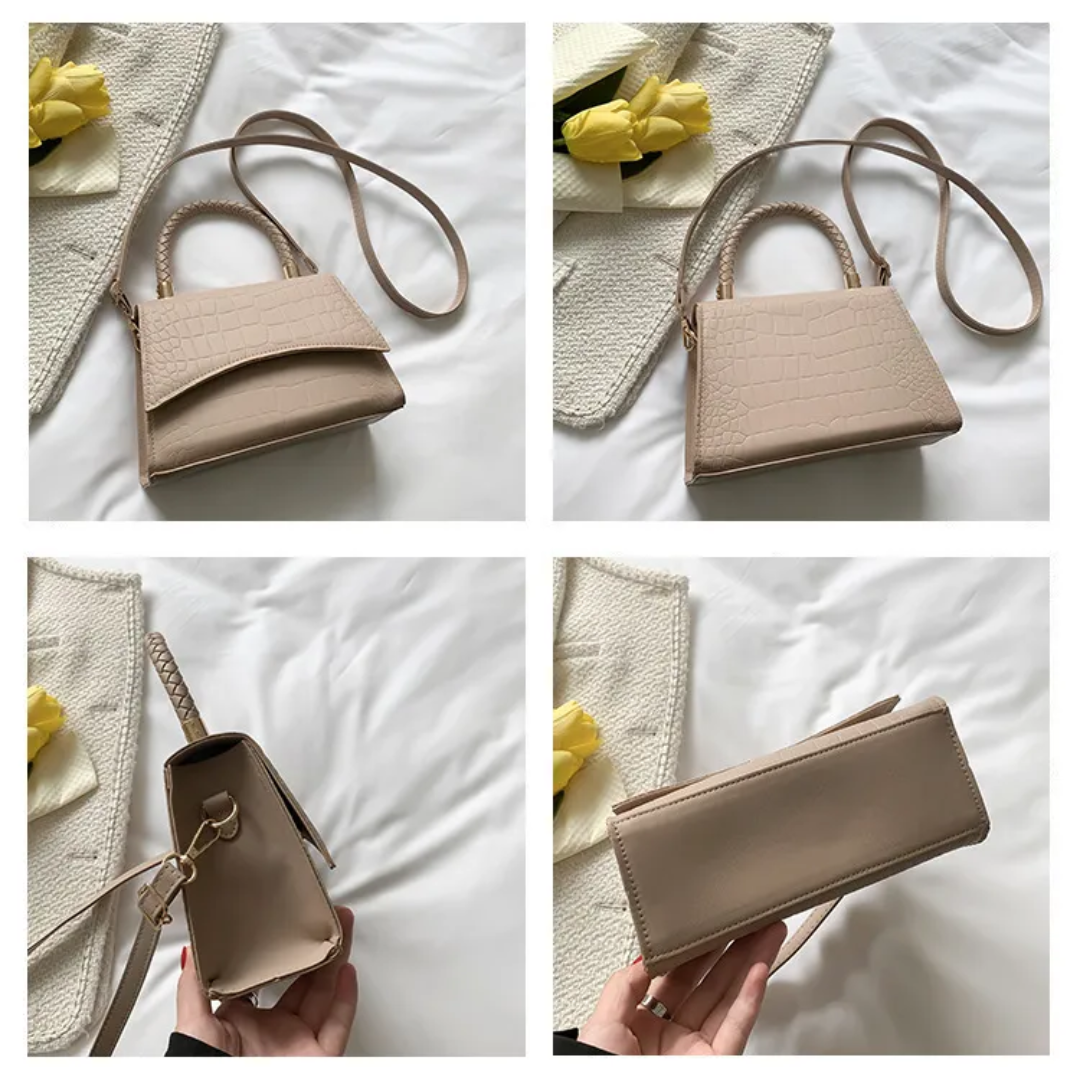 Andrea handbag with practical top handle-Elly Rose
