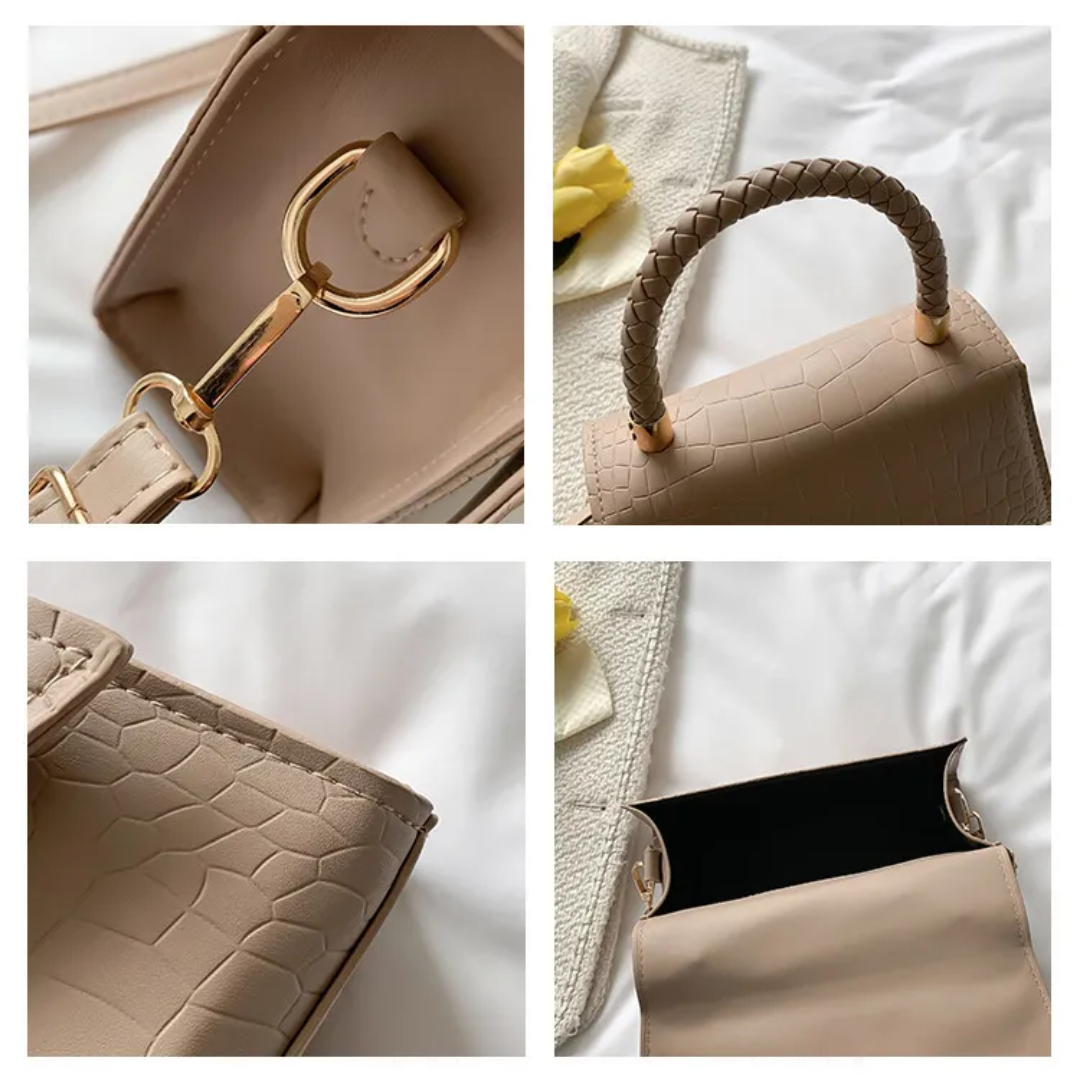 Andrea handbag with practical top handle-Elly Rose
