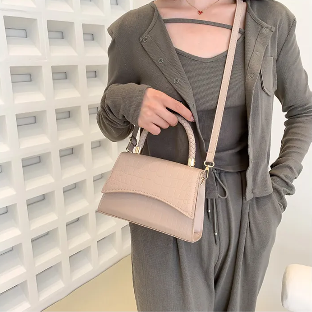 Andrea handbag with practical top handle-Elly Rose