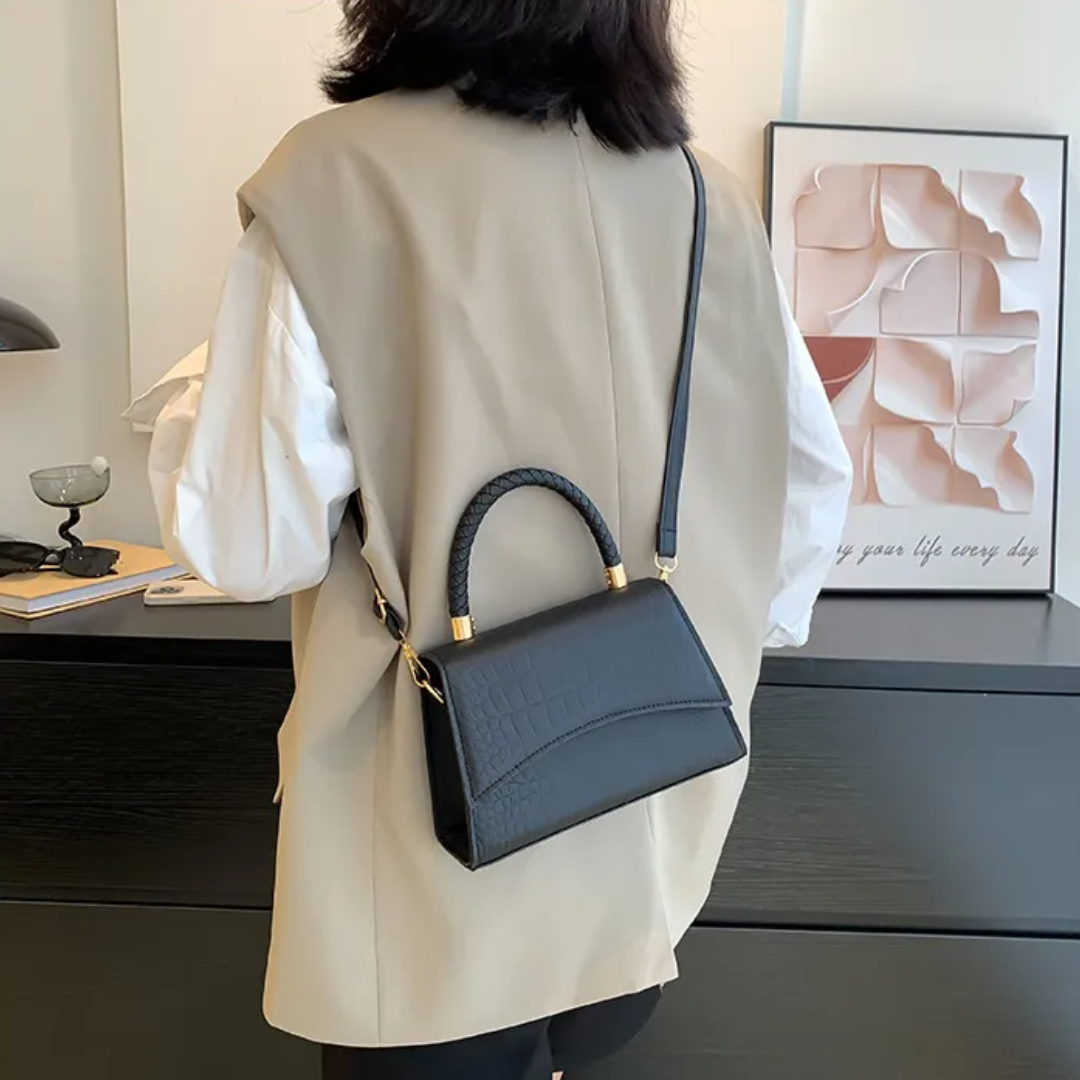 Andrea handbag with practical top handle-Elly Rose