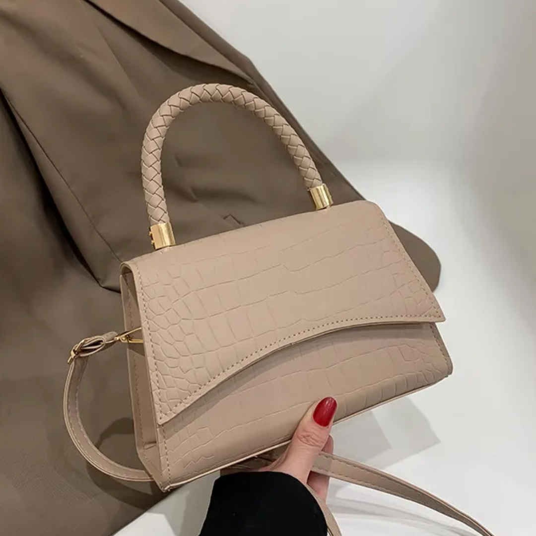 Andrea handbag with practical top handle-Elly Rose