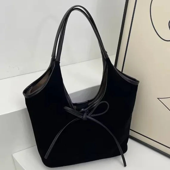 SUZY - Trendy suede shoulder bag for women-Elly Rose