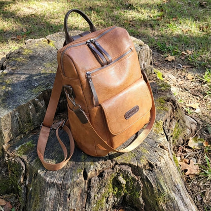 Nina | Stylish Vegan Leather Backpack