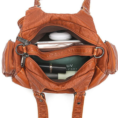 Aletta - Elegant shoulder bag in soft vegetable leather-Elly Rose