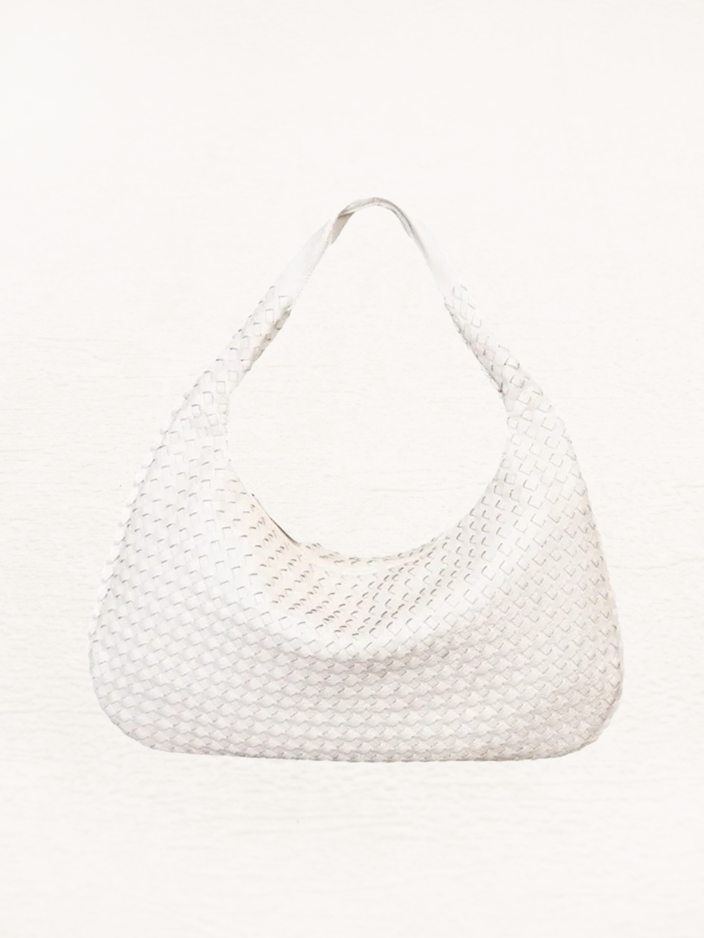 Brianna Braided Shoulder Bag Ladies | Handbag | Design Bag White-Elly Rose