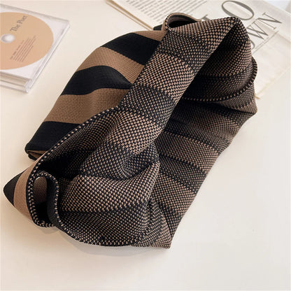 Knitted bag - Mixed stripes-Elly Rose