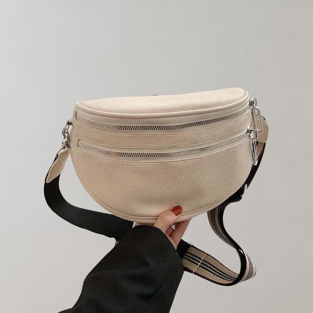 Shoulder bag with double zipper - Aravella-Elly Rose
