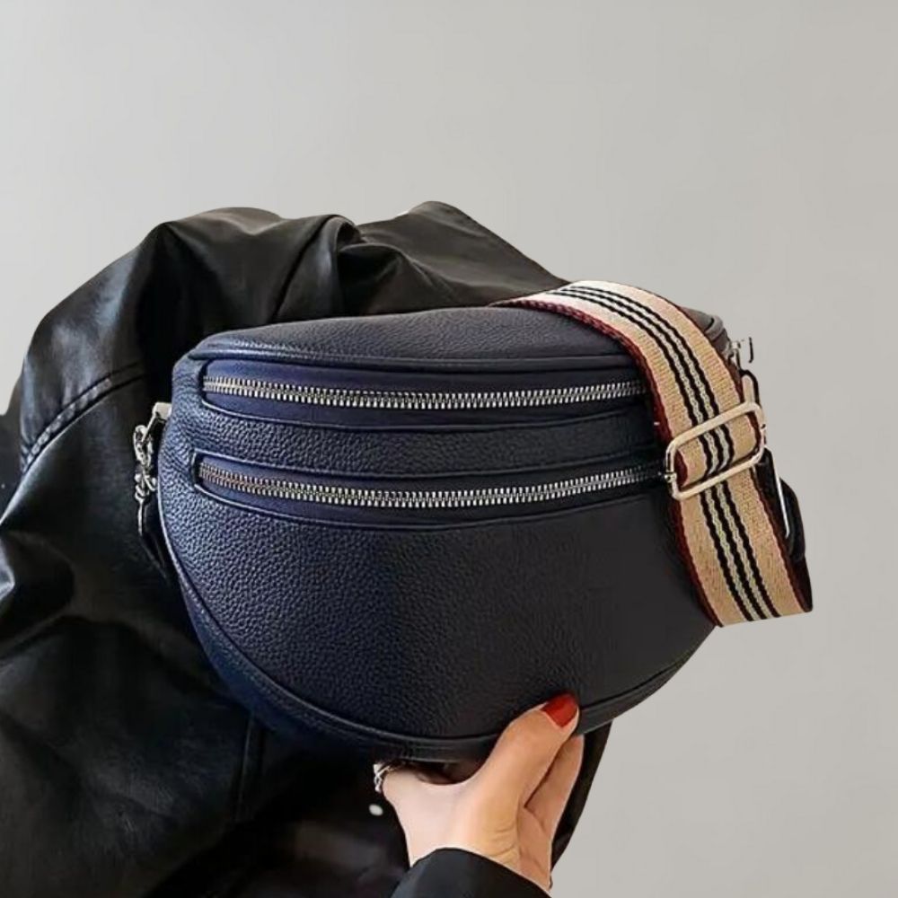 Shoulder bag with double zipper - Aravella-Elly Rose