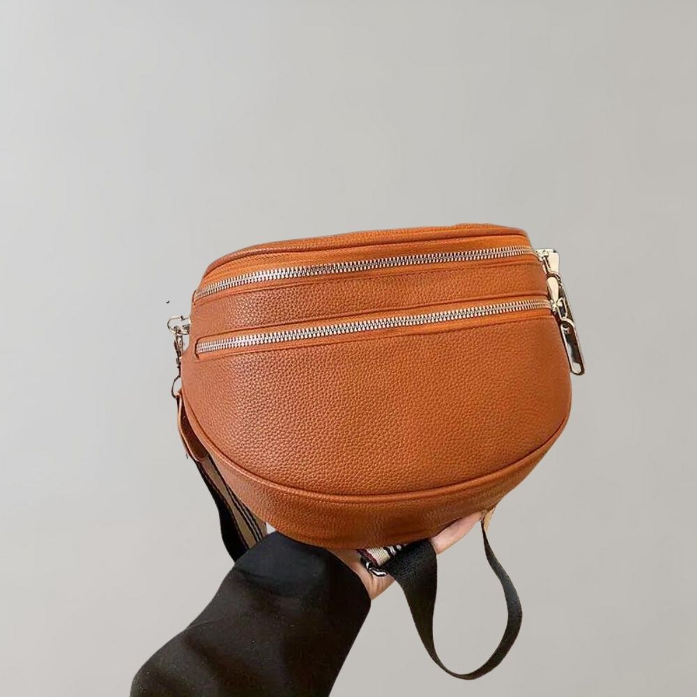 Shoulder bag with double zipper - Aravella-Elly Rose
