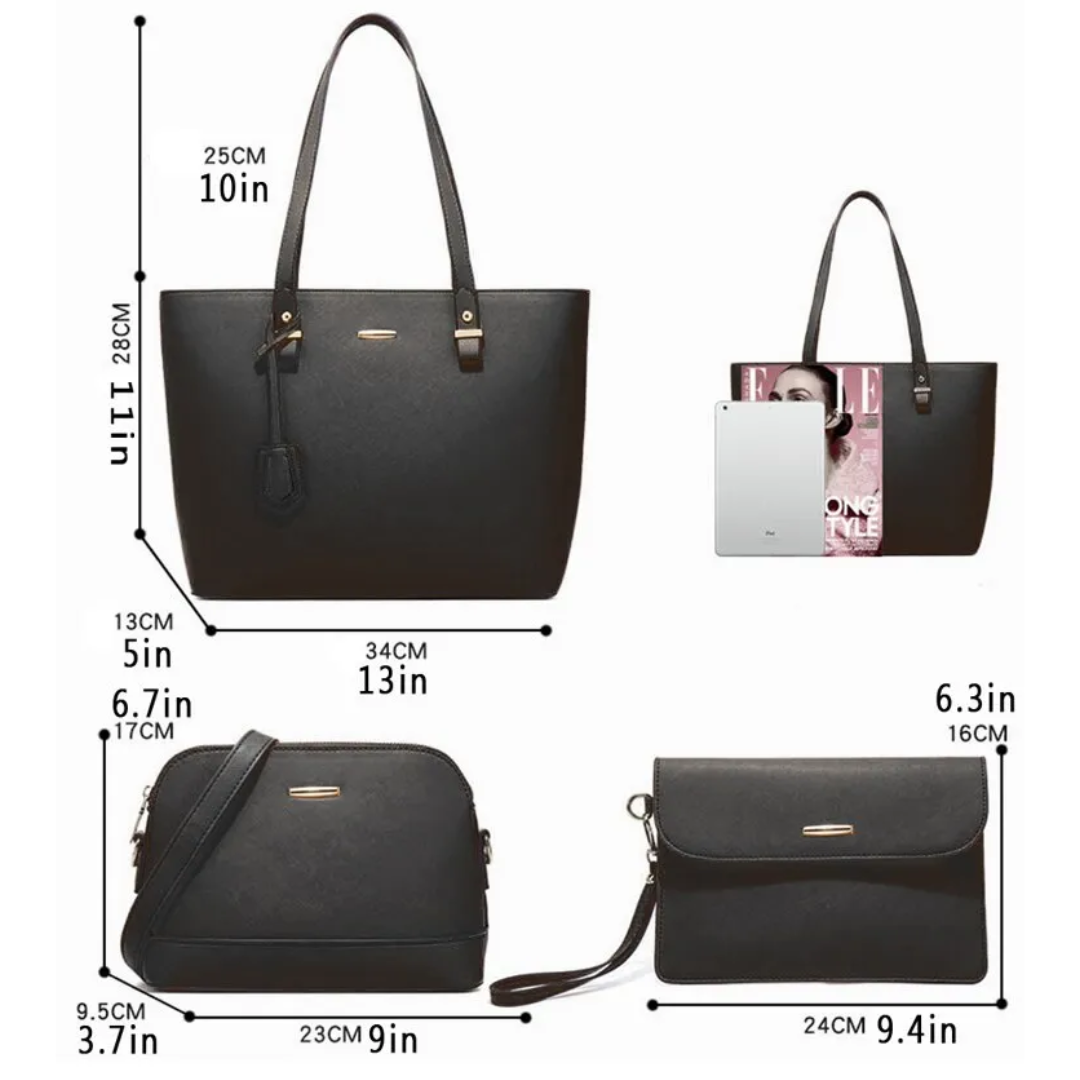 Camilla 4-piece bag set | Practical and elegant-Elly Rose