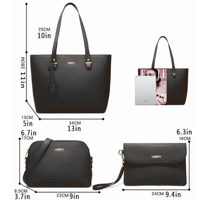 Camilla 4-piece bag set | Practical and elegant-Elly Rose