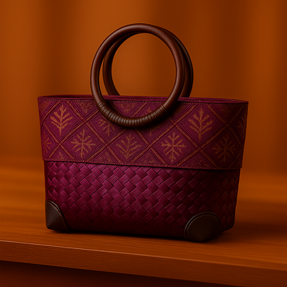 Milou | Woven bamboo bag