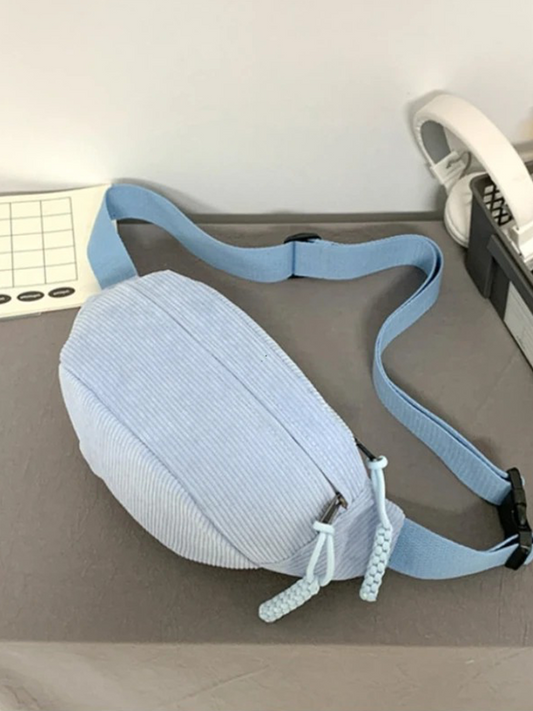 Colet Corduroy Hip bag | Hip bag | Shoulder bag Light Blue-Elly Rose