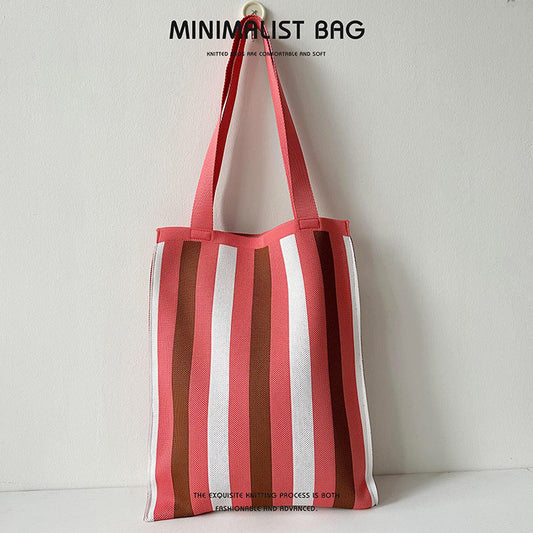 Grand Knit Tote Bag - Vertical-Elly Rose