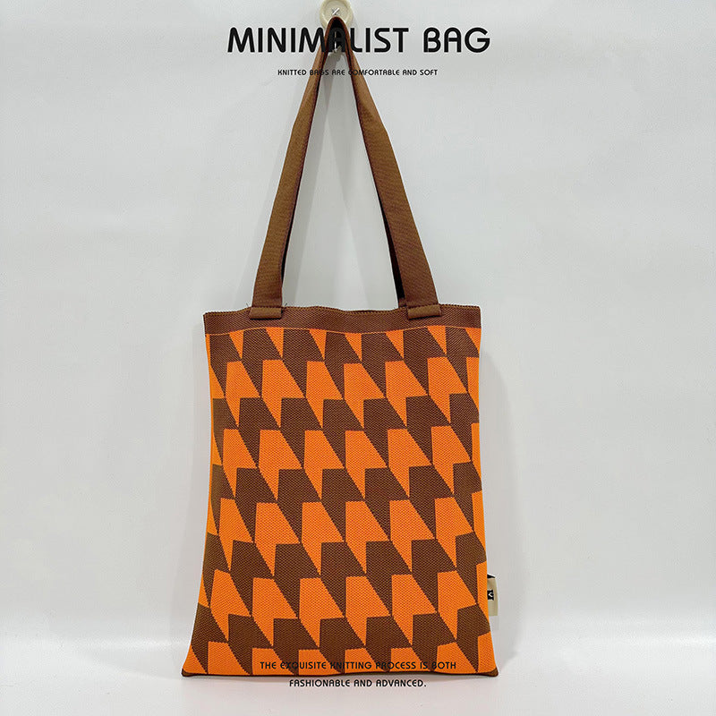Grand Knit Tote Bag - Space-Elly Rose