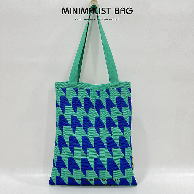Grand Knit Tote Bag - Space-Elly Rose