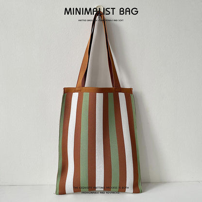 Grand Knit Tote Bag - Vertical-Elly Rose