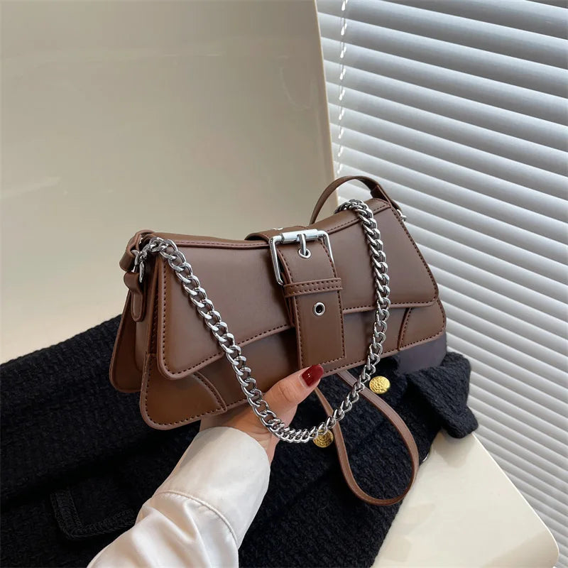 PU leather shoulder bag - Doonia-Elly Rose
